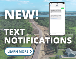 Construction Project Text Notification Sign Up