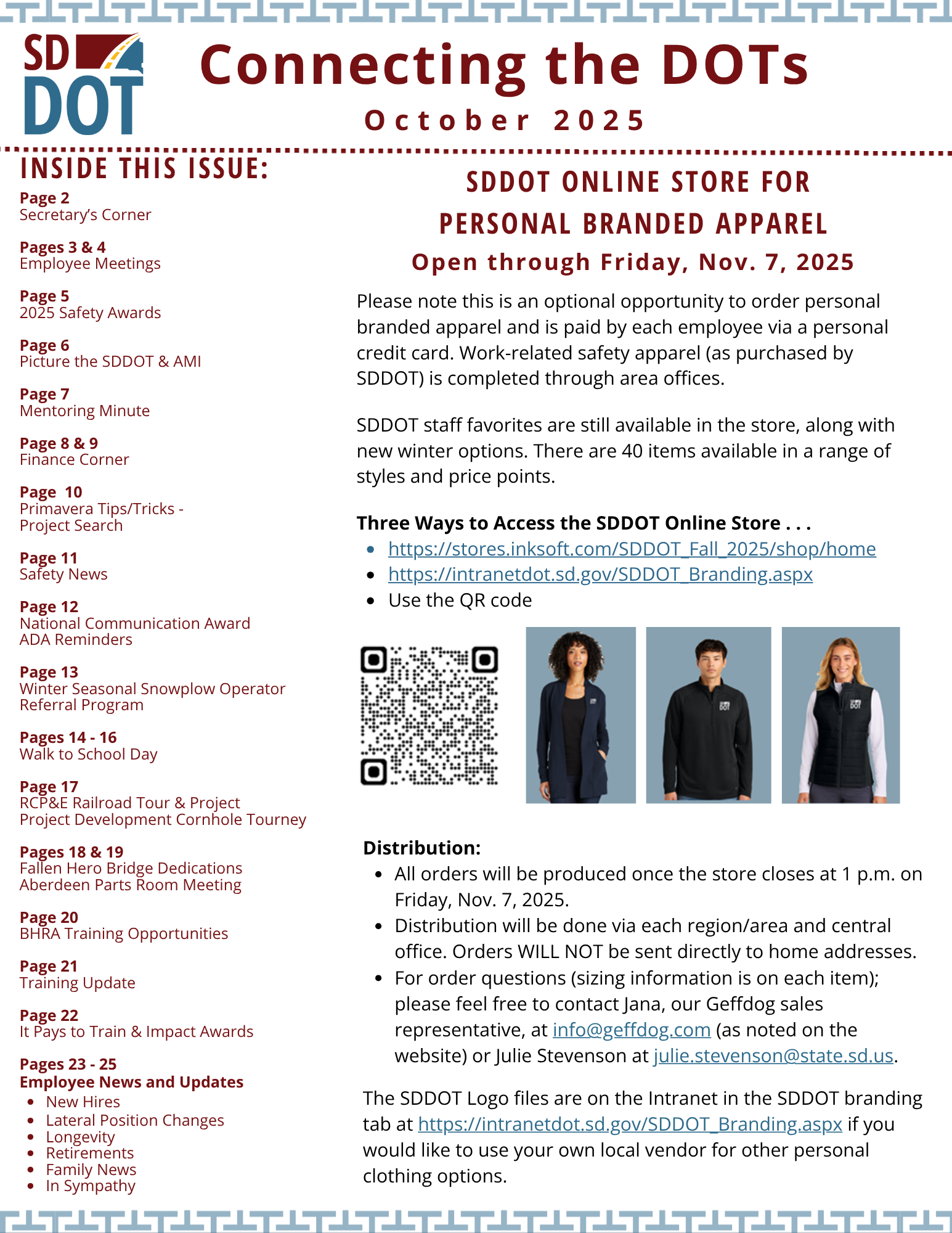 October 2025 Newsletter