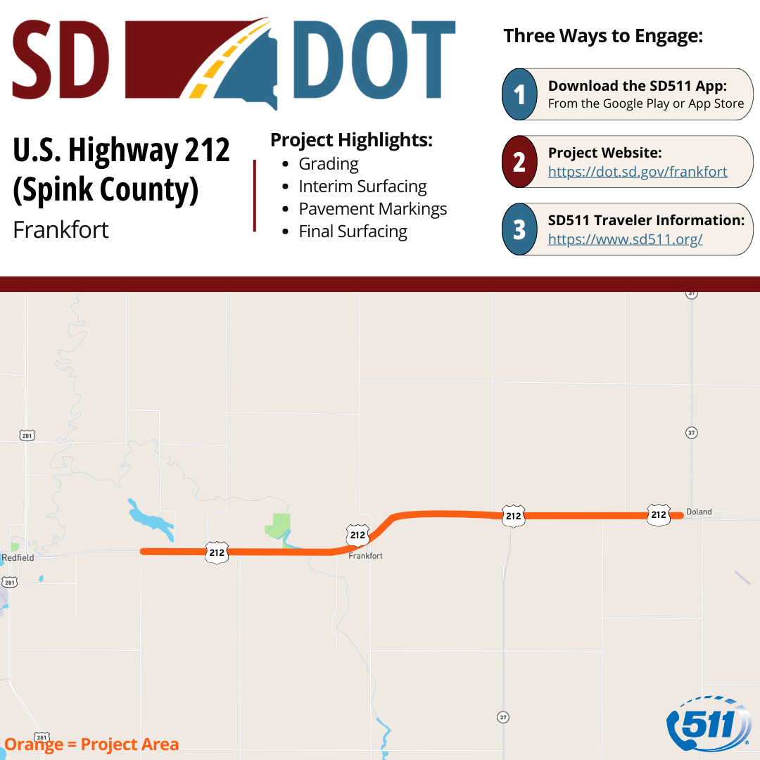 Frankfort active construction map