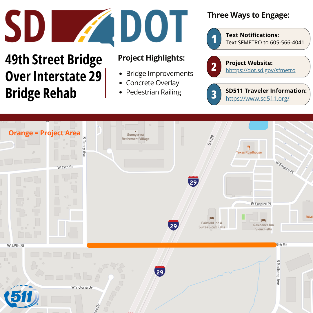 49th Street Bridge Over Interstate 29 Bridge Rehab