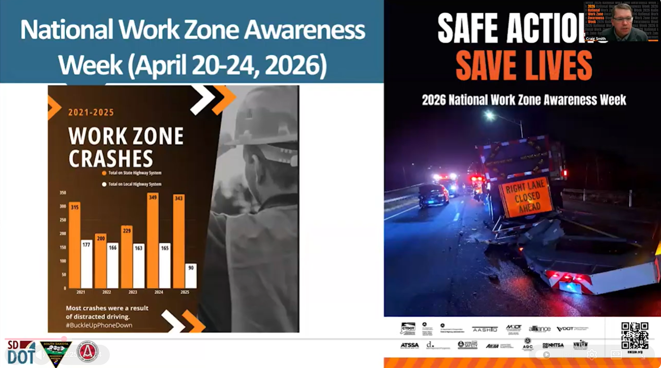 National Work Zone Awarness Week Webinar 2026